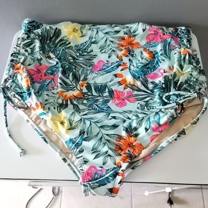 Ultra High-Waist Drawstring Swim Brief